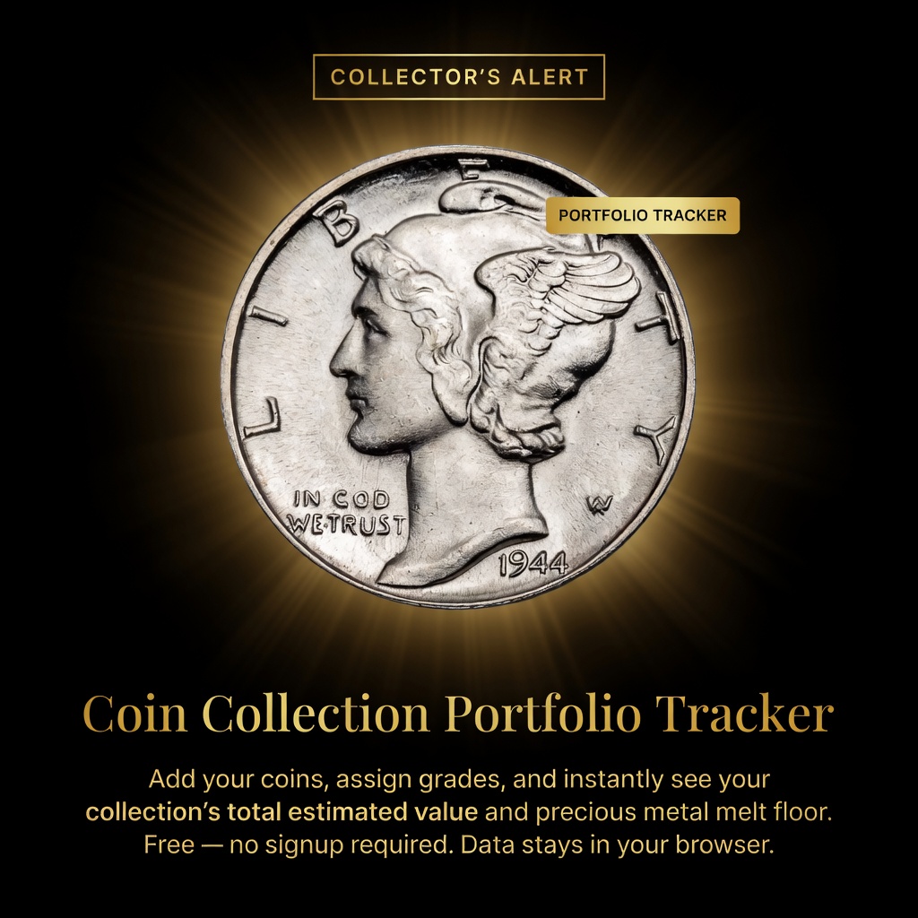 CaptainsQuarter's tweet photo. @FindRareCoins Add your coins. • Assign grades • Instantly see your collection’s total estimated value.  Track your entire collection in seconds! Try it now: https://t.co/v8WmgN8m1v
#CoinCollecting #RareCoins #CoinPortfolio #Numismatics https://t.co/WFIiDhFU11