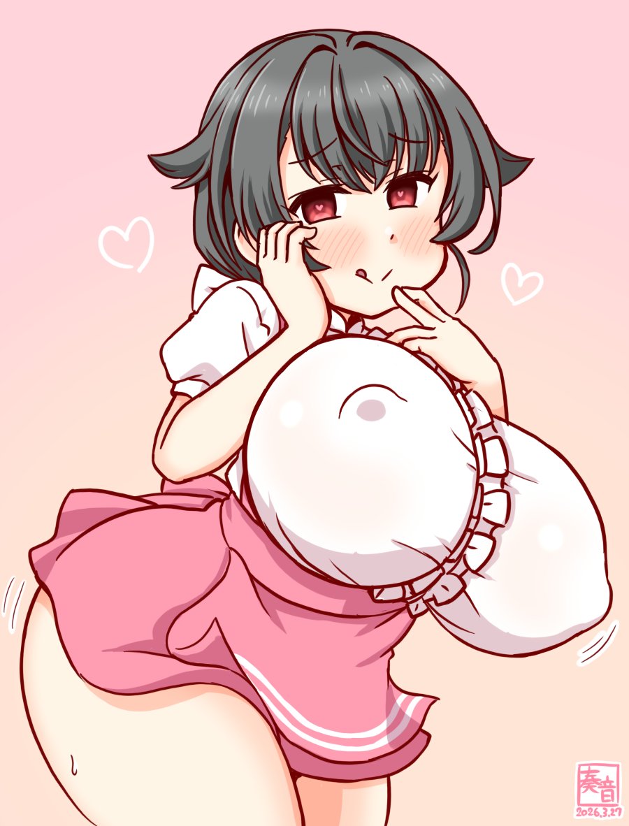 「お役に立てて、よかったです♪
 また何かあったら、言ってください❤」

#艦これ版真剣お絵描き60分一本勝負_20260327
#迅鯨 