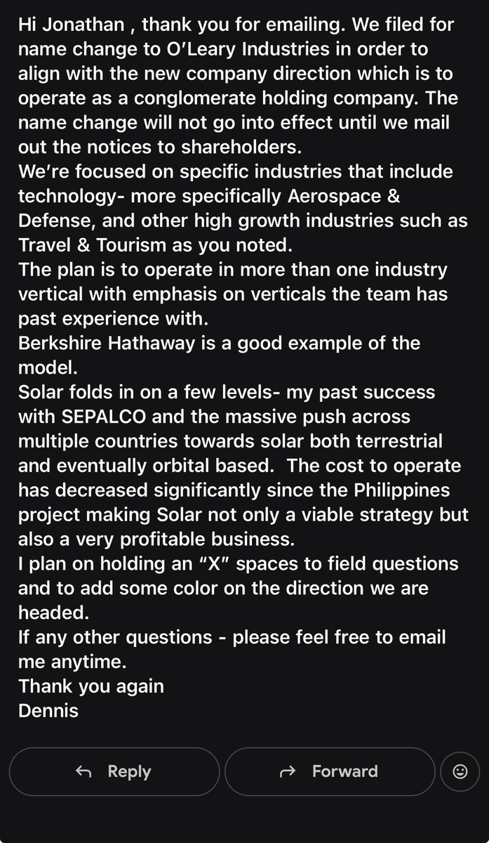 O’Leary Industries tweet media