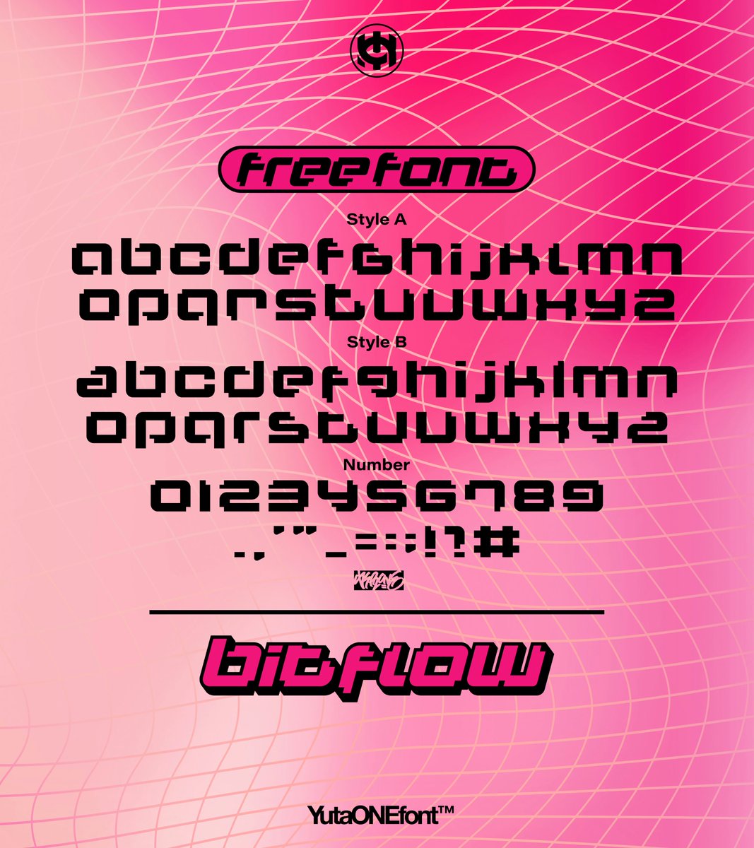 ゆうたONE｜ロゴと無料フォント tweet media