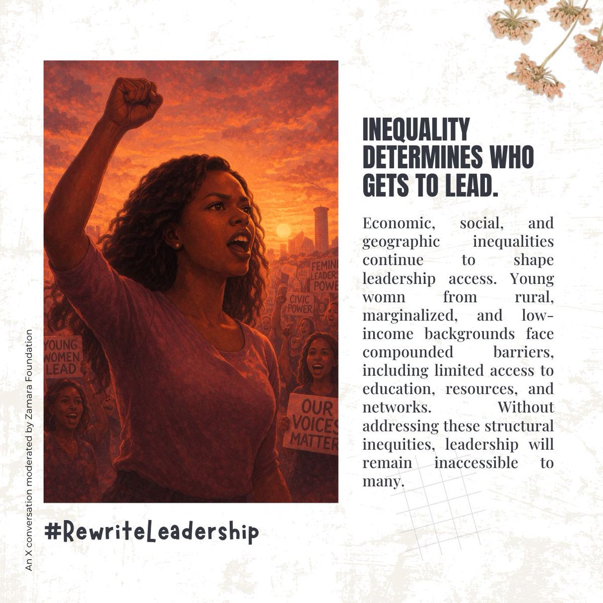 Akinyihilda1's tweet photo. True leadership for women is measured not by position, but by the lives transformed through service and advocacy.When young women lead in service delivery, policies stop being abstract and start responding to real community needs.
@Zamara_fdn
#RewriteLeadership https://t.co/RhbhnYnuOx