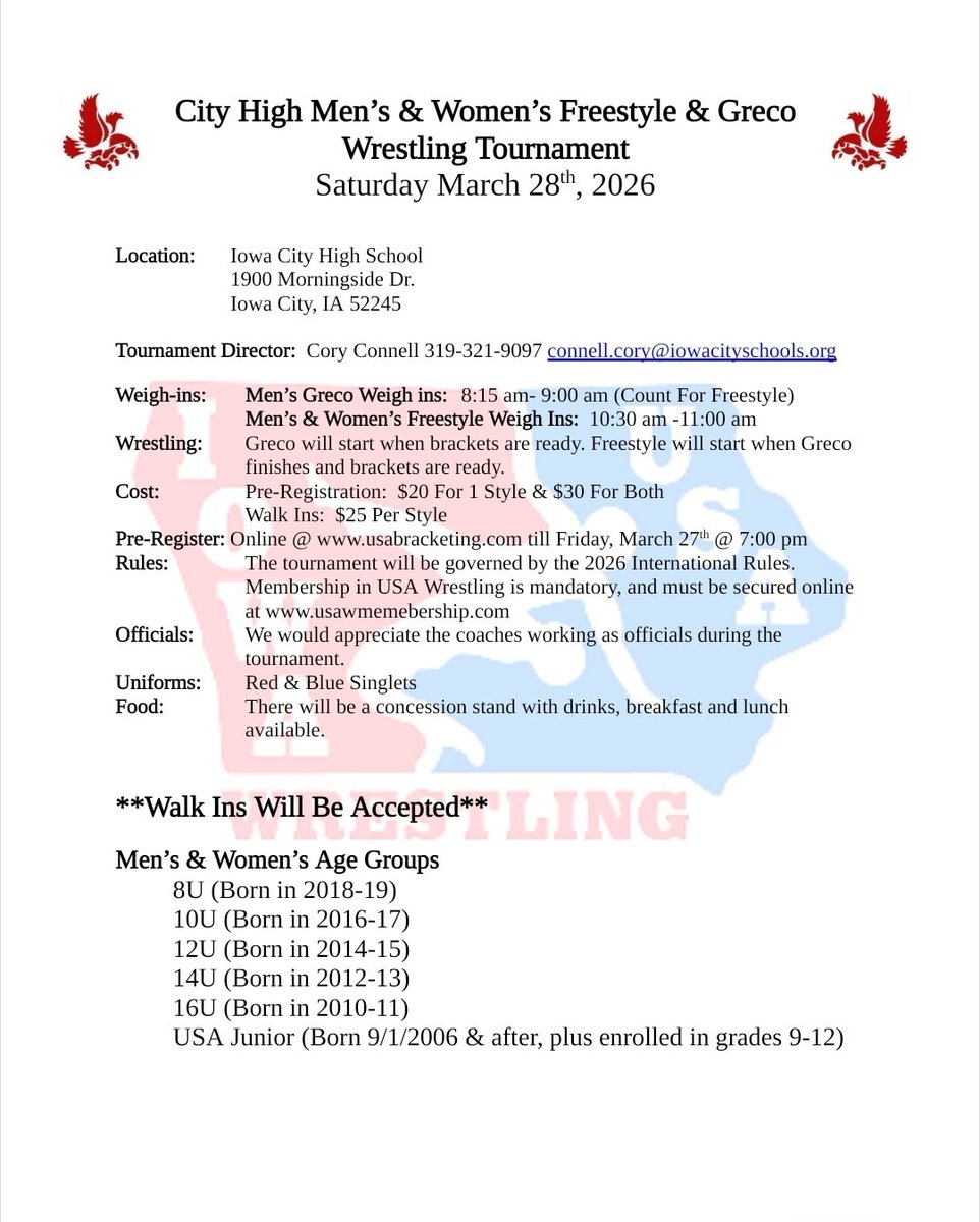 City High Wrestling tweet media