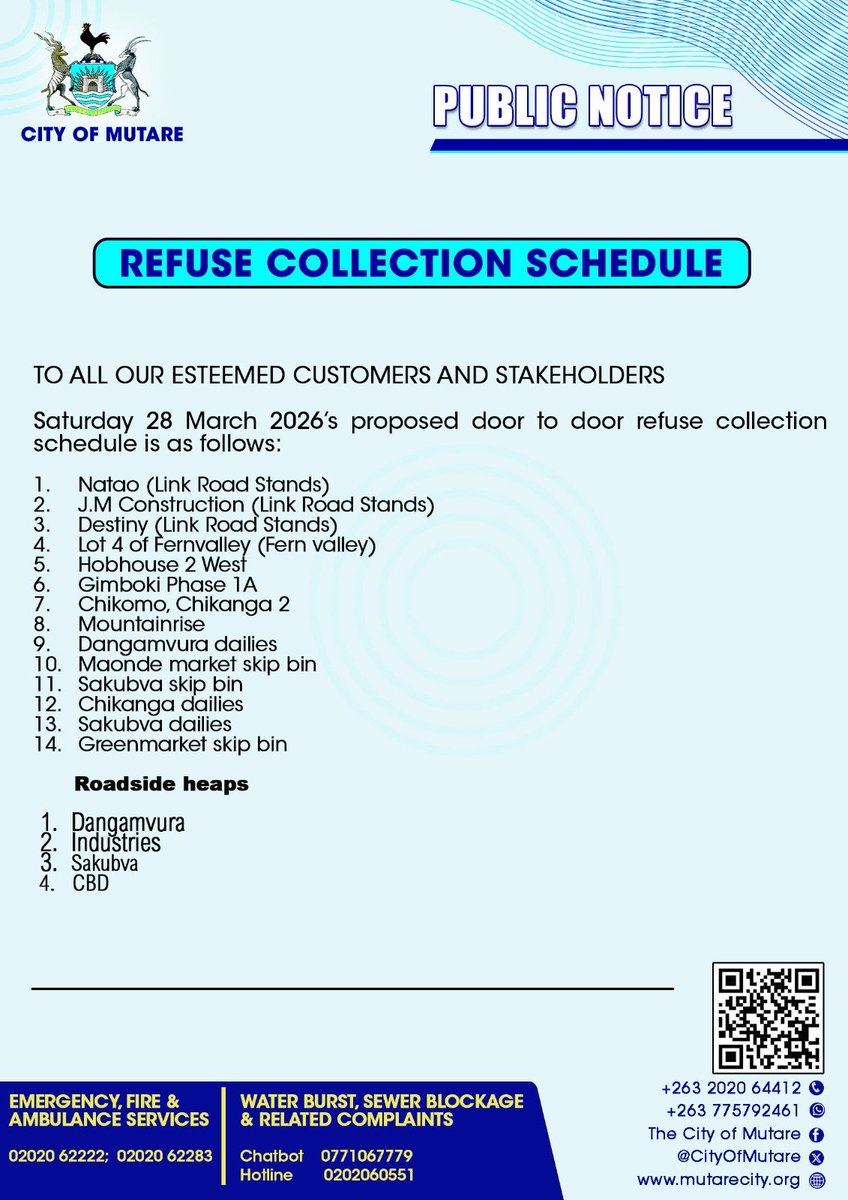 City Of Mutare tweet media