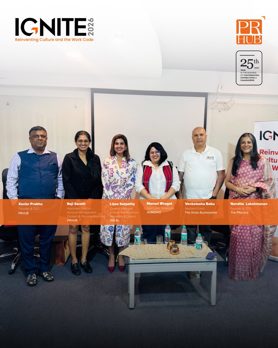 Prhubimc's tweet photo. A powerhouse panel. A room full of sharp questions.
And a conversation that pushed the boundaries of what PR looks like in the age of AI and the creator economy. https://t.co/6Z0RdId5T7