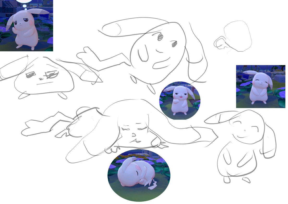 うすチュウを描いてみた⭐️
#ぽこポケ 