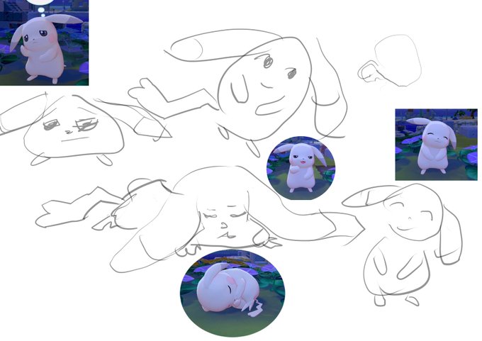 うすチュウを描いてみた⭐️
#ぽこポケ 