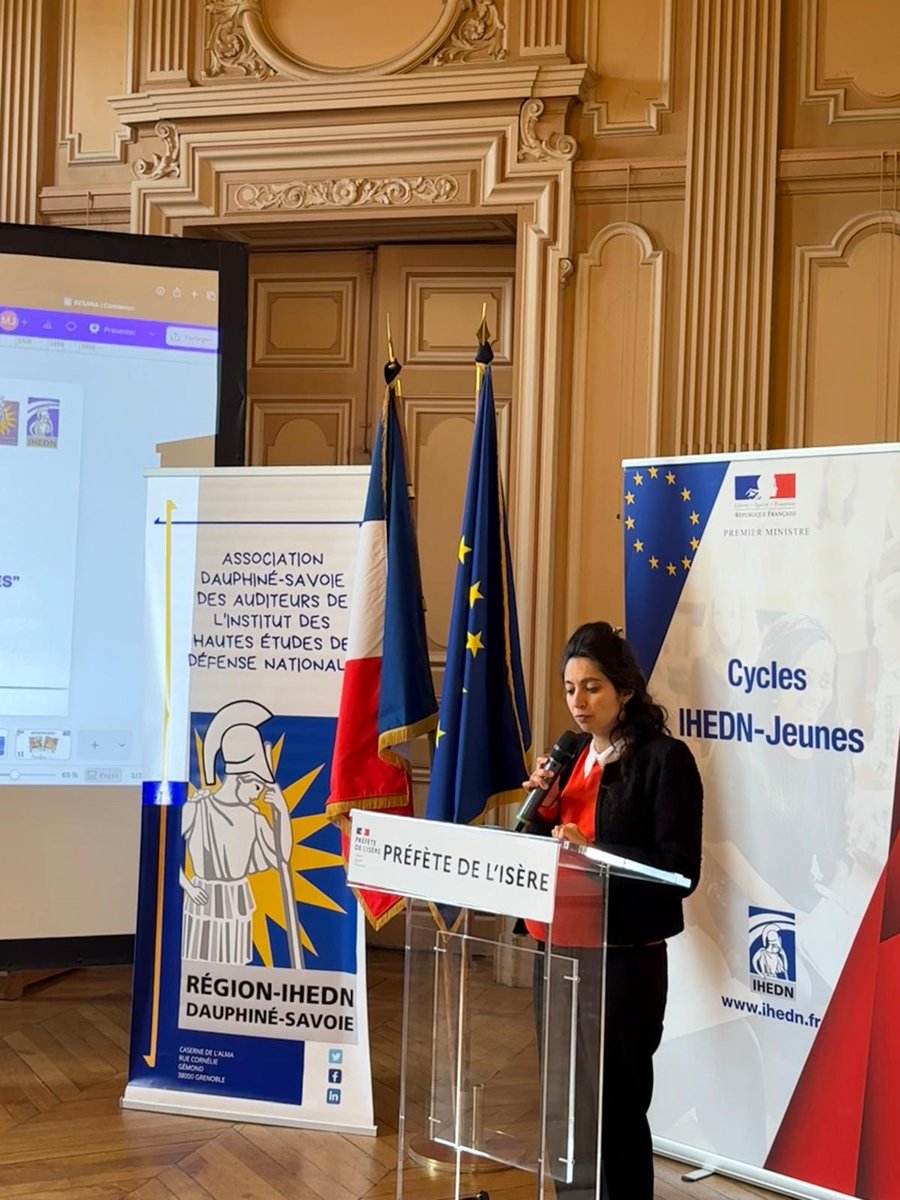 Image de Préfète de l'Isère - #Rencontre 🎓 | Après une semaine d’échanges et de travaux sur le campus de GEM de Grenoble, le 161ᵉ
