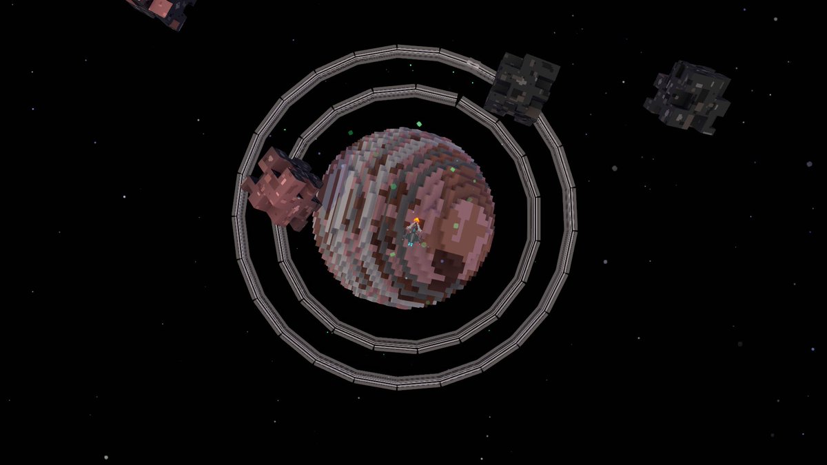 Space cruiser mid-battle—had to capture it in The Sandbox Season 7. <a href="/TheSandboxGame/">The Sandbox</a> tsbga.me/TheSandbox #Season7