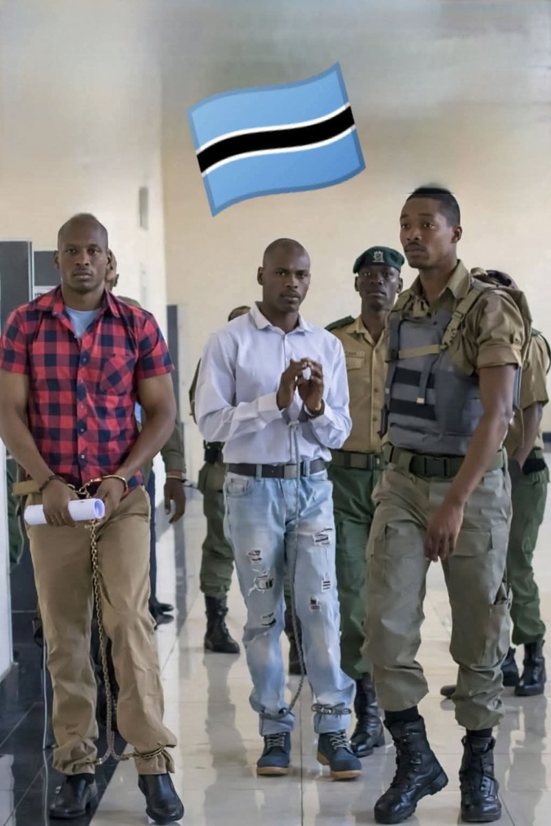Serame22's tweet photo. HANGED
Botswana Prisons Service has confirmed the execution of Moabi Mabiletsa &amp; Matshidiso Boikanyo, both convicted murderers who 2013 brutally killed a cab driver Vincent Mopipi, stabbing him 44 times with a knife. Court of Appeal dismissed their appeal in Feb 2019.
#Botswana https://t.co/zMBjaBG9TG
