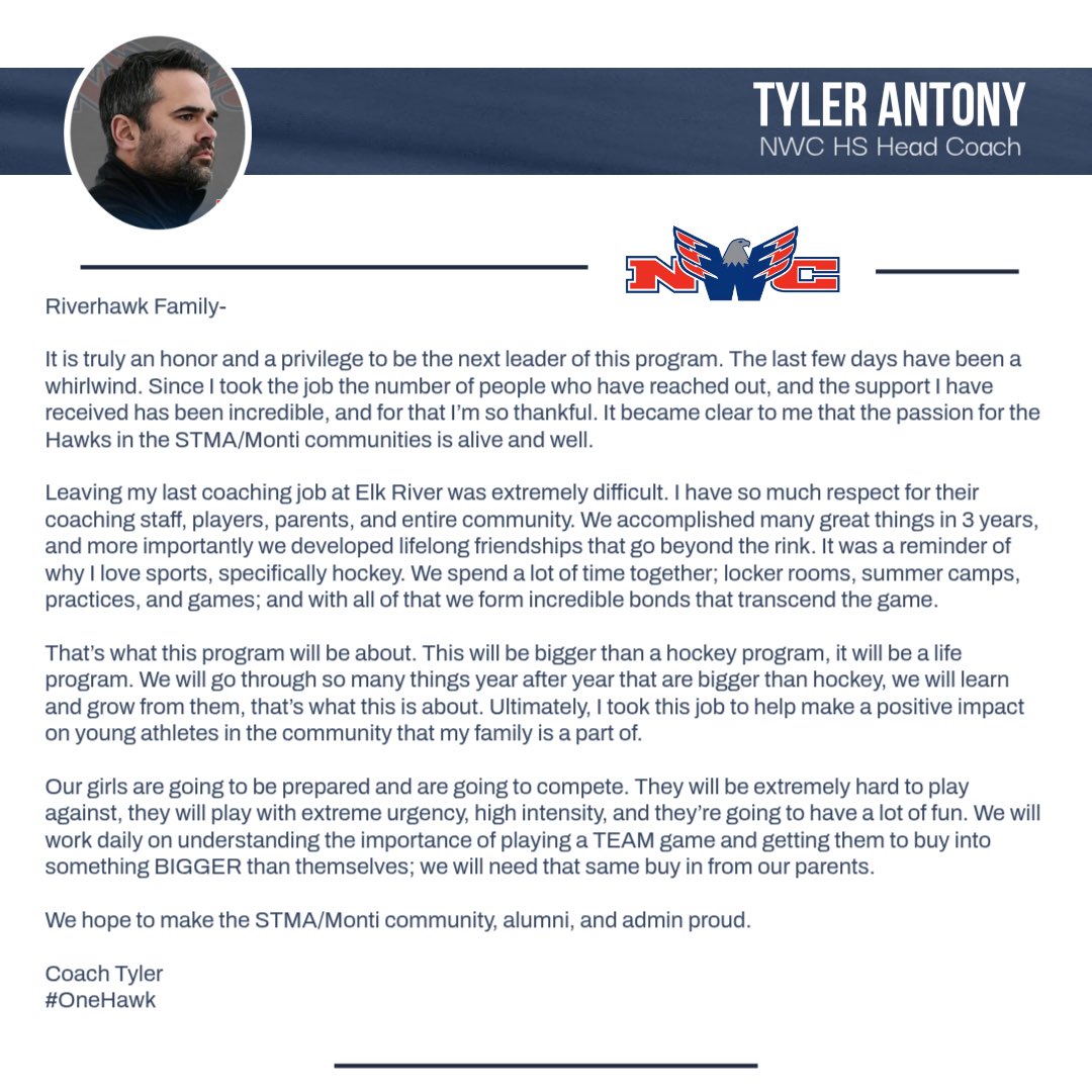 RiverHawks HS Hockey tweet media