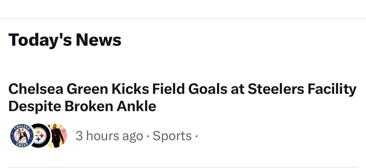 CHELSEA GREEN tweet media