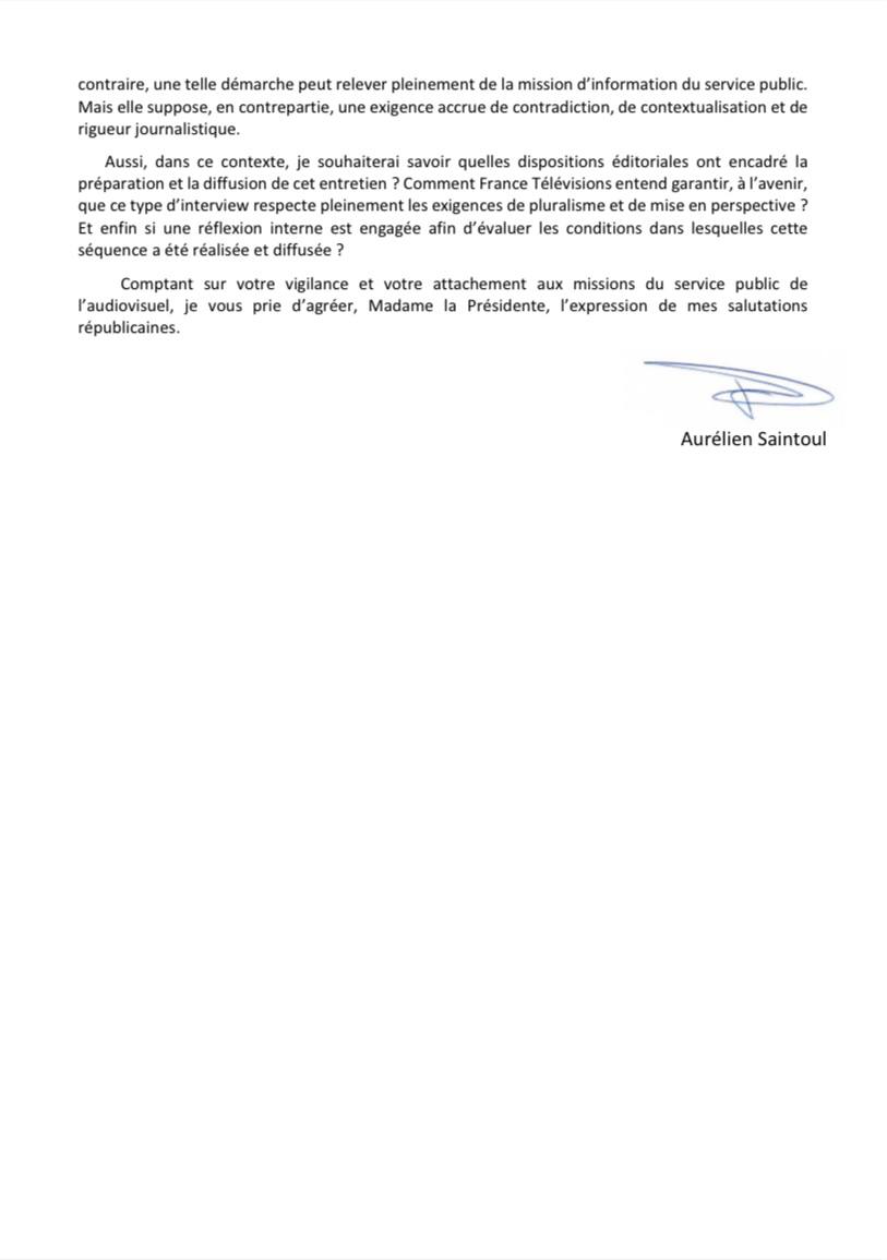 Aurélien Saintoul tweet media