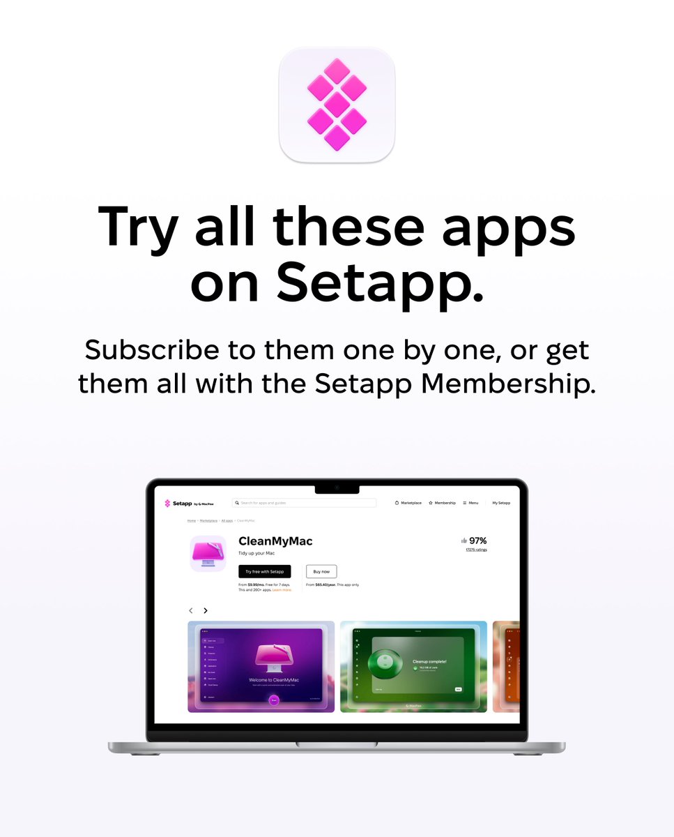 Setapp by MacPaw tweet media
