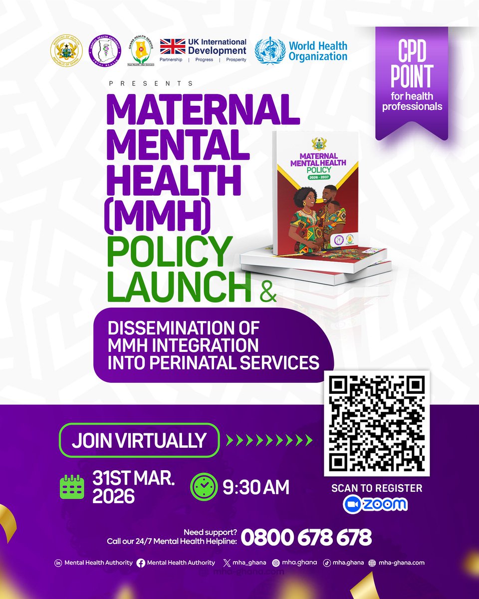 mha_ghana's tweet photo. Join us!!!
#mentalhealthsupport #ghana #endthestigma #MentalHealthAwareness #lifewalk https://t.co/jAXoX4kx1f