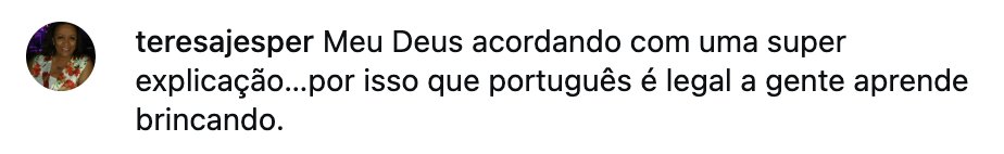 Carol Jesper | Português é legal! | PEL tweet media