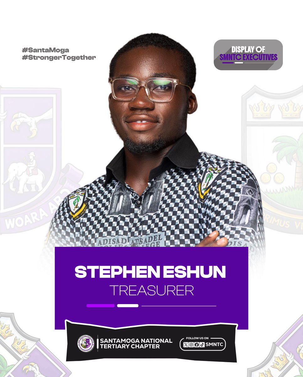 SantaMogaNC's tweet photo. THE LINEUP. 💜🖤

Meet the leaders behind the SantaMoga National Tertiary Chapter.

We are officially unveiling the team ready to take us to new heights.

#SantaMoga #SMNTC #StrongerTogether #StudentLeaders https://t.co/PBAVIHOMxU