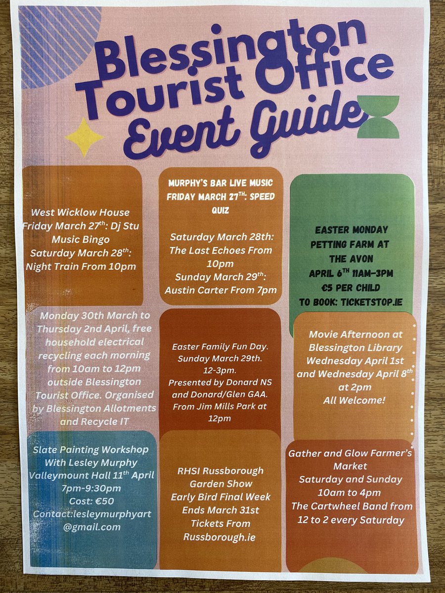 Blessington Tourist Office tweet media