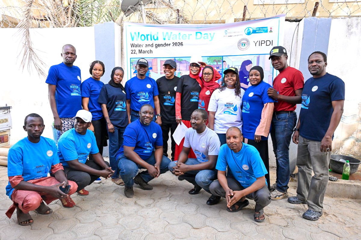 YIPDI_ng's tweet photo. @YIPDI_ng marked World Water Day both in the field and at the office, raising awareness on the importance of safe water, hygiene, and sustainable water use.
From community engagement sessions to internal reflections, we reaffirmed our commitment to ensuring clean and accessible https://t.co/tXz8I9ude3