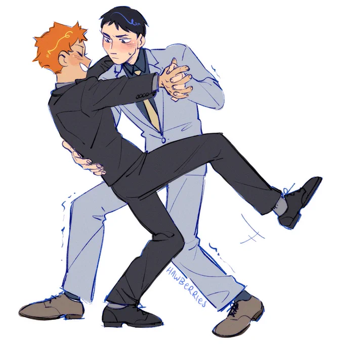 [HQ!! • kagehina] It's a party, Kageyama! We have to dance! 
