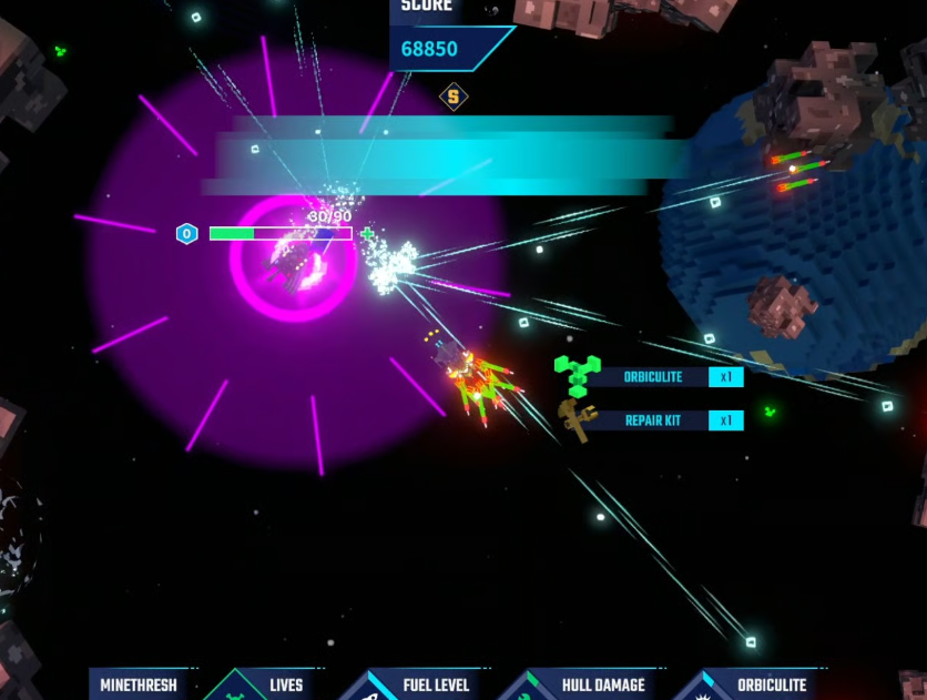 clifford2006's tweet photo. Space cruiser mid-battle—had to capture it in The Sandbox Season 7. @TheSandboxGame https://t.co/9rE0tubGEw #Season7 https://t.co/8oJimRkALl