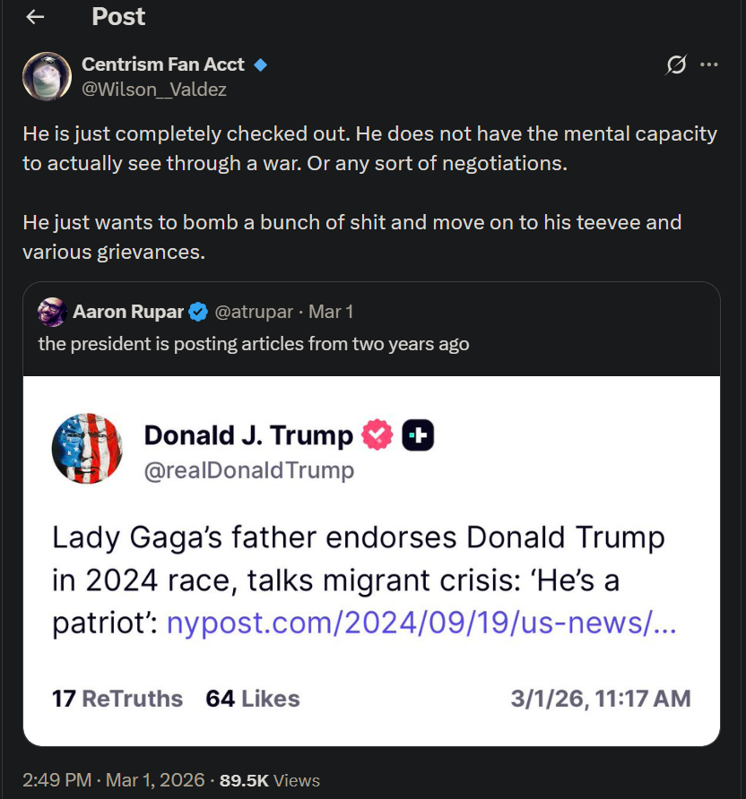 Centrism Fan Acct 🔹 tweet media