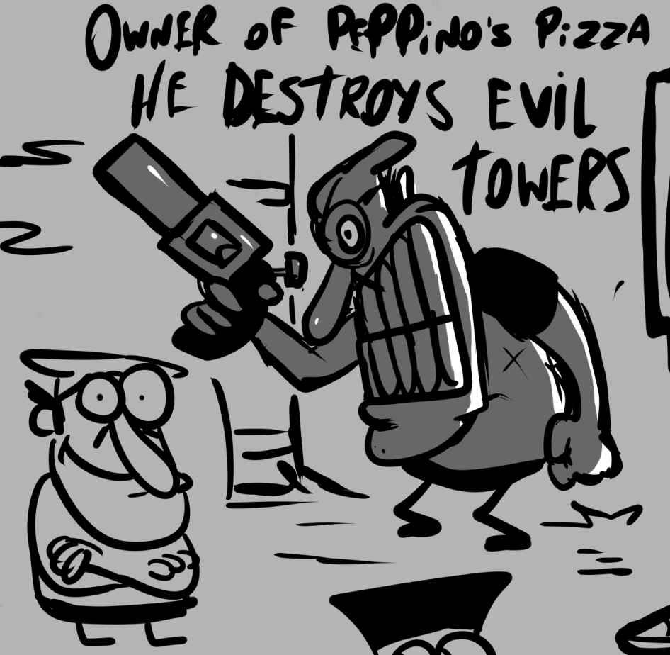 Plizzanetsoid's tweet image. this is peppino spaghetti #pizzatower