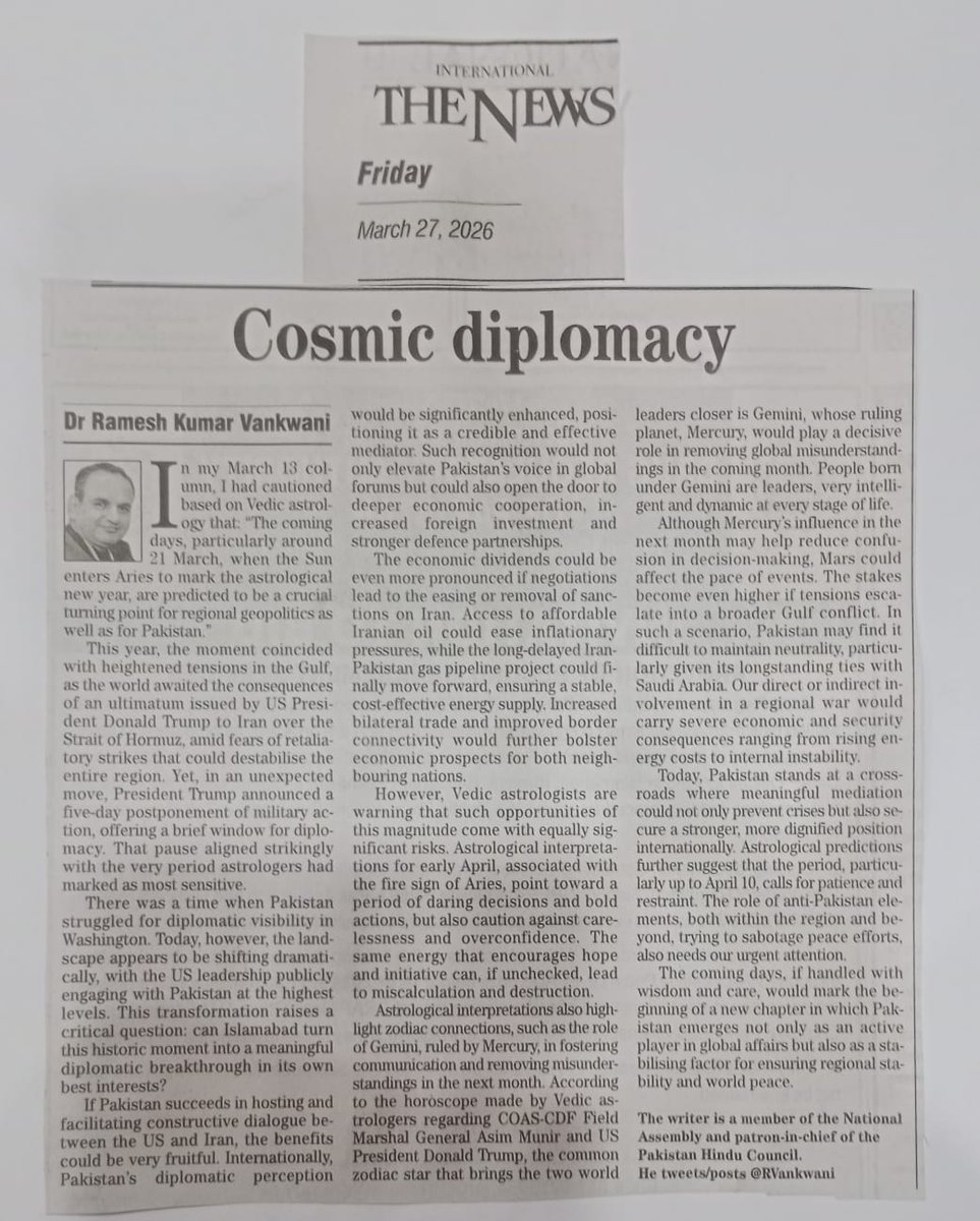 Dr. Ramesh Vankwani tweet media