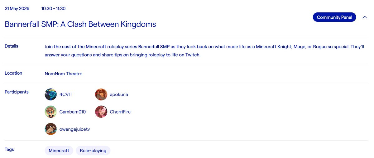 Bannerfall SMP tweet media