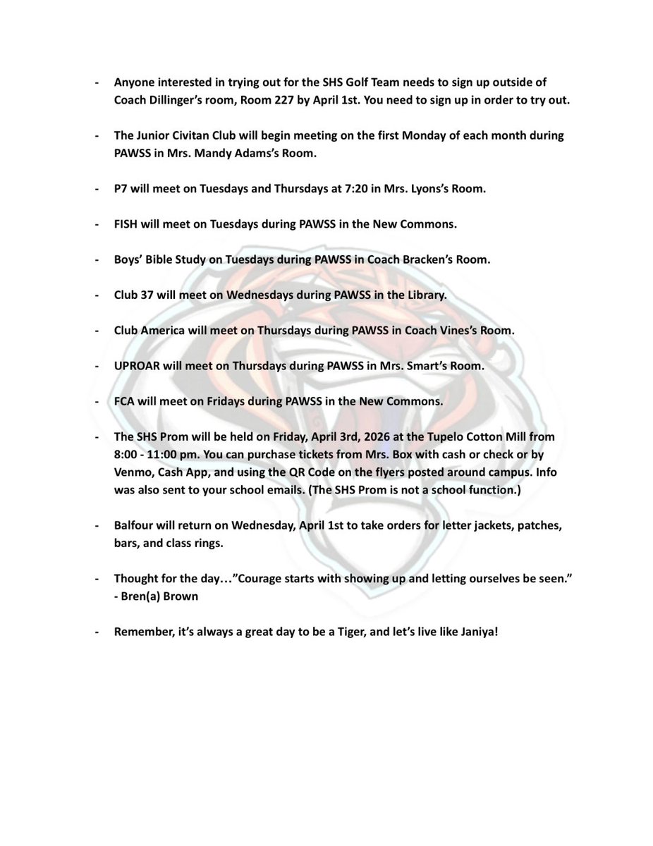 Saltillo High School tweet media