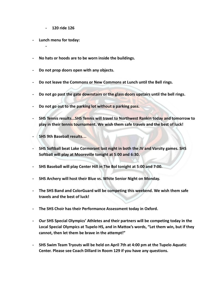 Saltillo High School tweet media