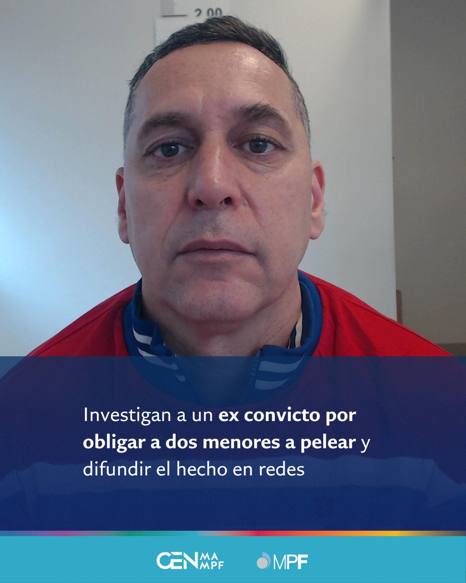 Madryn: Investigan a un ex convicto por obligar a dos menores a pelear y difundir el hecho en redes

Se trata de Mario Suarez. Habría obligado a dos menores a pelearse, en un hecho que además fue filmado y difundido en redes sociales.

Nota completa en mpfchubut.gov.ar/centro-de-noti…