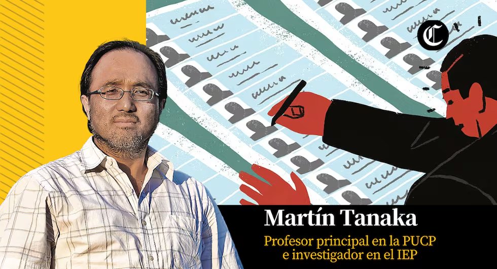 IEPeruanos's tweet image. #IEP Lee la columna "¿Quién va a ganar las elecciones", escrita por Martín Tanaka, investigador principal del IEP, para el diario @elcomercio_peru 

👉bit.ly/4109Net