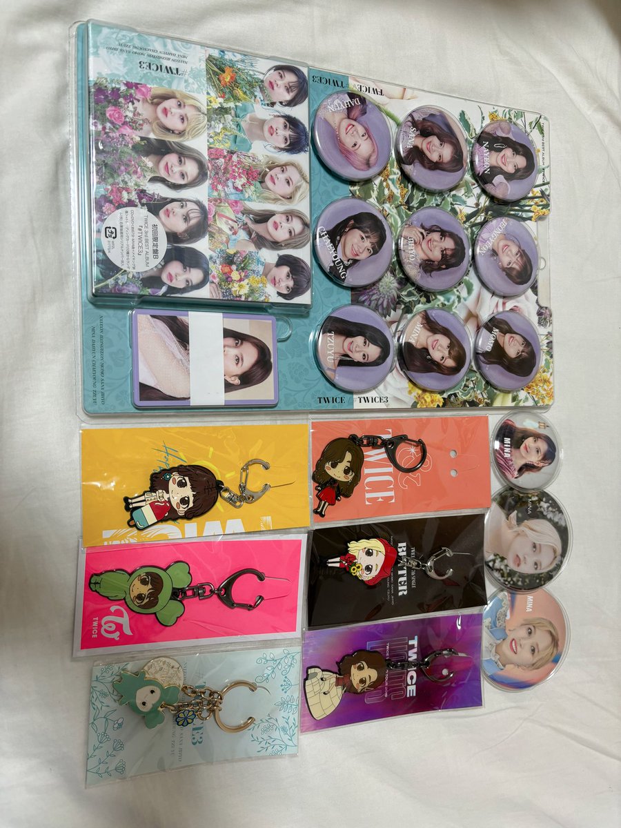 da_i_'s tweet photo. TWICE ミナ グッズ 買取

【譲】画像 ミナ(1部サナちゃん映っております)
【求】買取

ALT🈶
都内・都内周辺での手渡し>>>>>メルカリ
他メンバーもございます
お気軽にお声掛けください🙌🏻

 #TWICE
 #TWICE買取 https://t.co/gBbsieVOh2