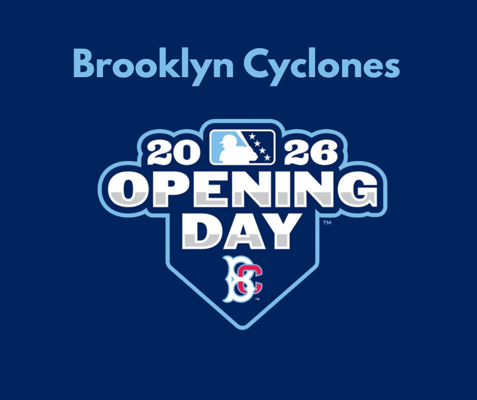 Ticketsdotcom's tweet image. The @BKCyclones 2026 single game tickets are officially on sale! ⚾ Bring the family, grab your friends, there’s a game for everyone all season long! Get your #tickets today tdctix.com/4uV16zA

#Brooklyn #BrooklynCyclones #MiLB #Baseball #ExperienceIsEverything
