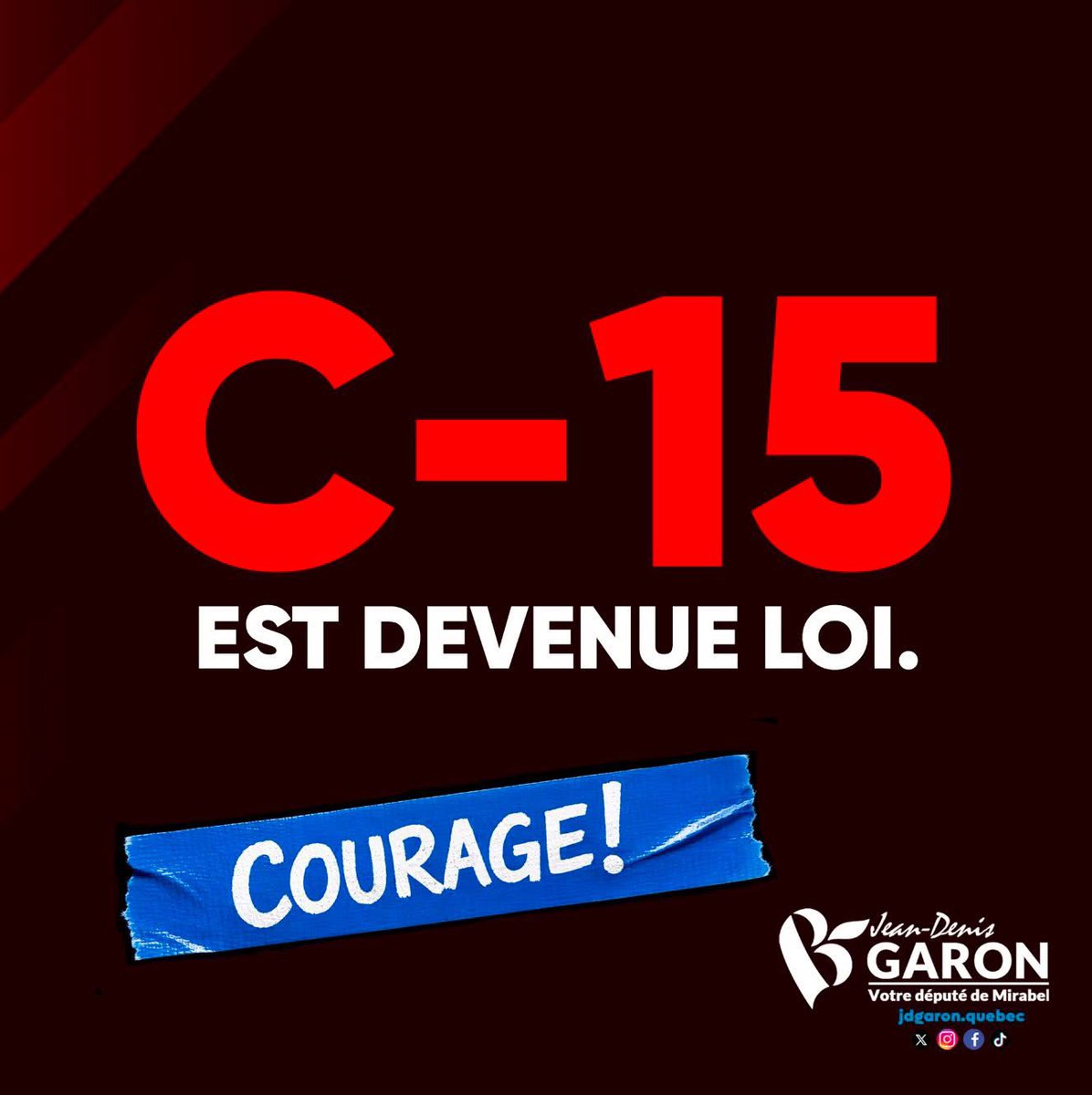 Jean-Denis Garon ⚜️ tweet media