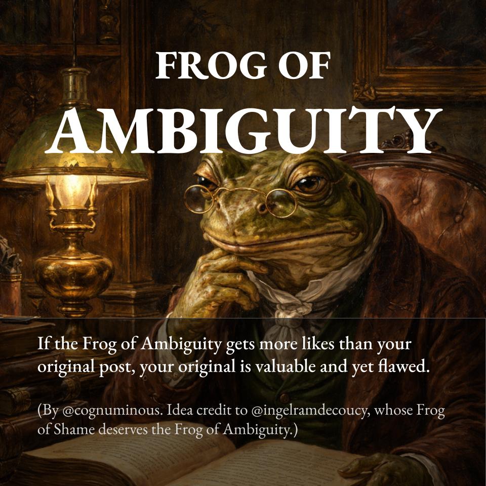 Cognuminous tweet media