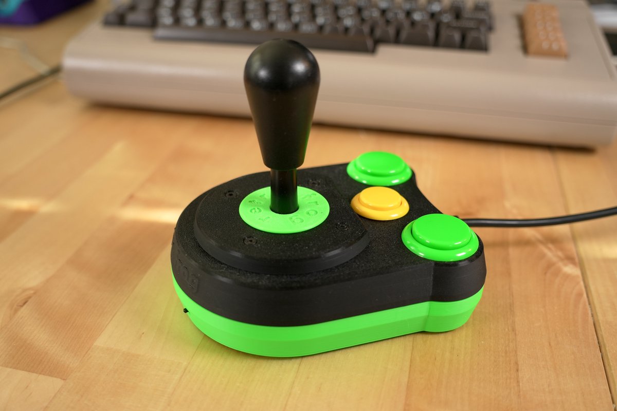ToddsNerdCave's tweet image. Looking for the best damn 2 button joystick money can buy for your retro computer? 

Look no further than the LS-2
Seimitu lever
Sanwa buttons
Turbo 
Selectable Up as jump 2nd button

Works on #Amiga #C64 #AtariST #Atari8 and more!

retrofrog.net/products/ls-2-…

Like and repost pls!
