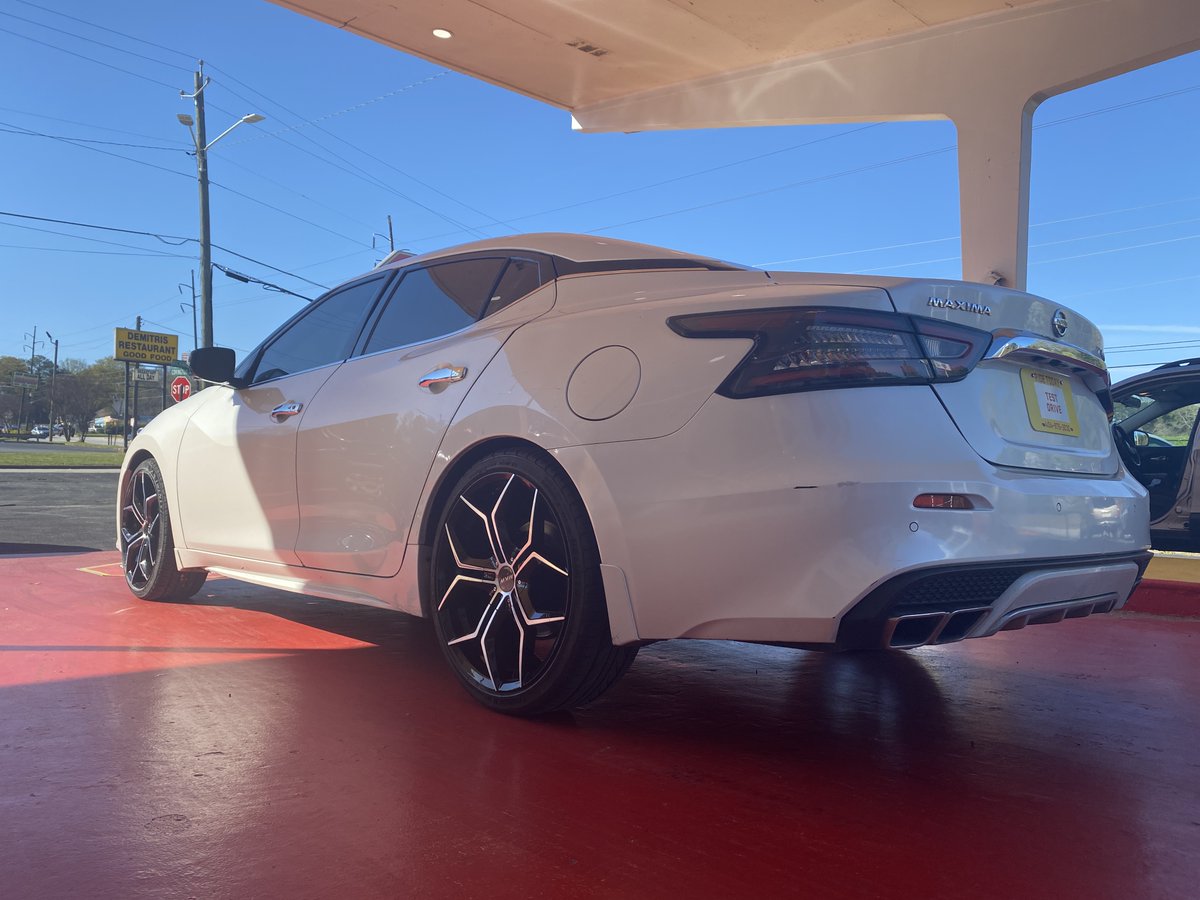 Ride_Today_LLC's tweet photo. We put new rims on our 2020 Nissan Maxima Platinum! https://t.co/mKHyiPRoH1