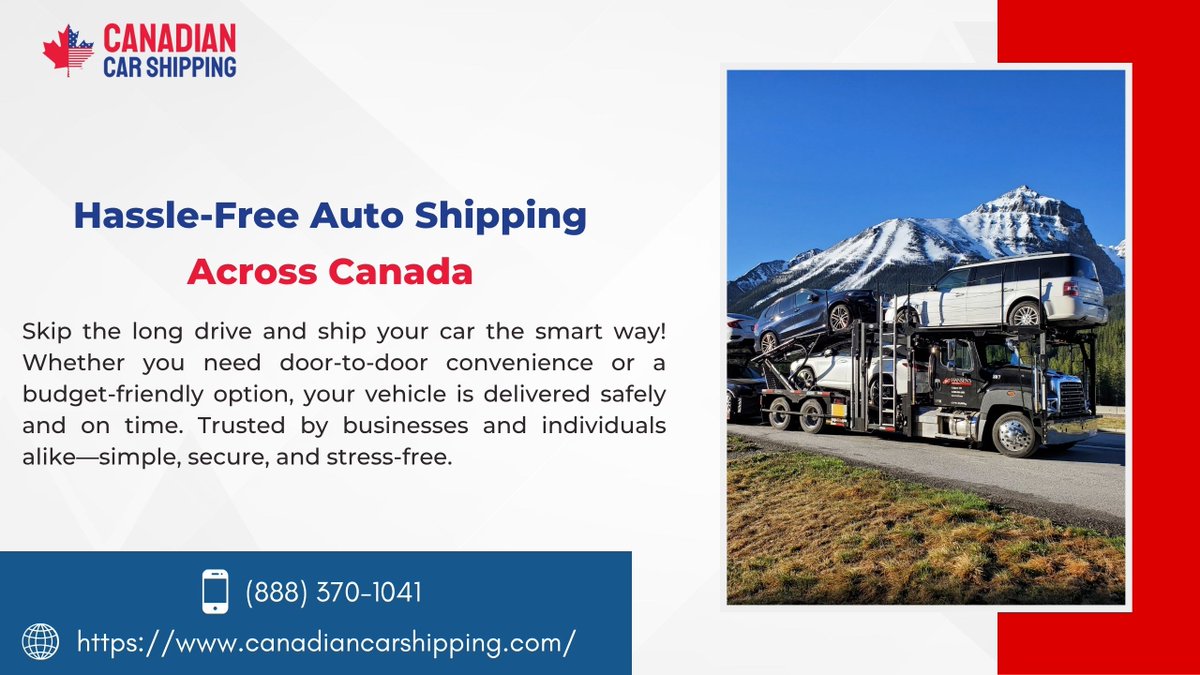 Canadian Car Shipping tweet media
