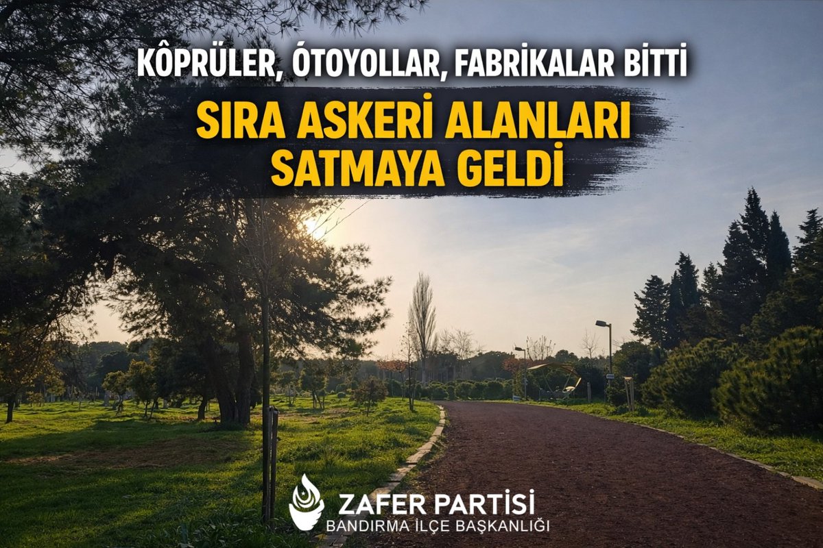 Zafer Partisi Bandırma İlçe Başkanlığı tweet media