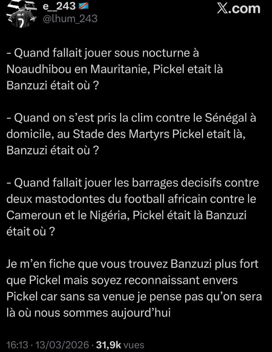 Oklm c la vie 🤷🏾‍♂️🇨🇩 tweet media