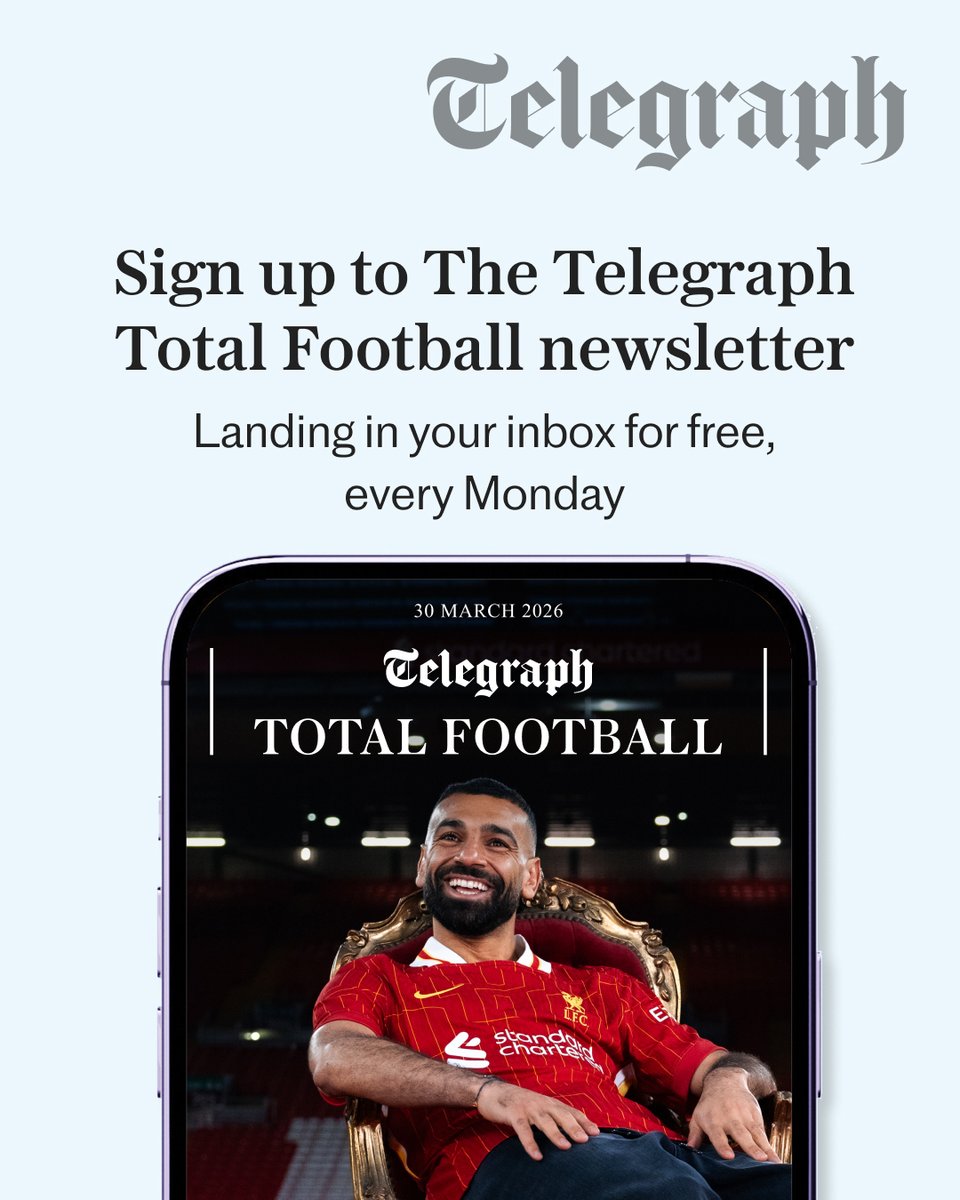 Telegraph Football tweet media