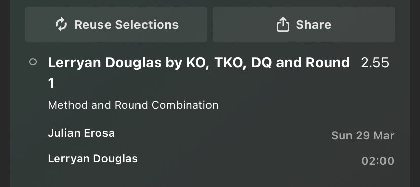 CageToKickOff's tweet image. 🚨 UFC Seattle Play 

1U — Lerryan Douglas by KO/TKO/DQ &amp;amp; Round 1 @ 2.55

Still my favourite prop on the card. Market points strongly toward an early finish, and Douglas’ clearest path is a fast stoppage.

✅ Pick: Lerryan Douglas KO/TKO/DQ + Round 1
💰 Odds: 2.55
📦 Stake: 1U