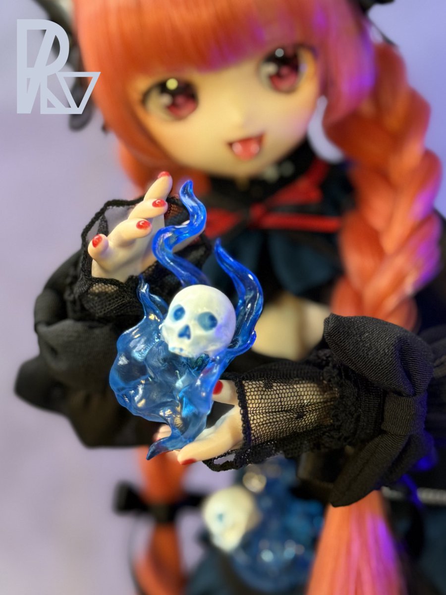 leevampidolls's tweet photo. お燐の水色骸骨炎パーツ
炎は光沢、骸骨は艶消しで仕上げています https://t.co/Gzq6Z8Bnee