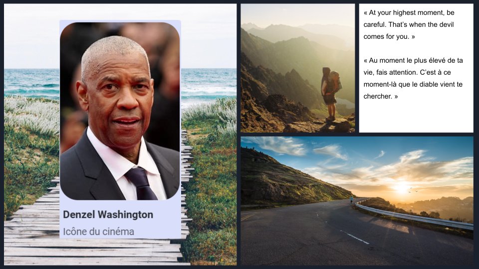PlacideZitama's tweet photo. Lors d’un moment difficile, Denzel Washington a glissé à Will Smith ces mots devenus légendaires :

“At your highest moment, be careful. That’s when the devil comes for you.”

#Leadership #DenzelWashington #LifeLessons #Wisdom #StayHumble #PersonalGrowth https://t.co/DbWmE0gTFZ