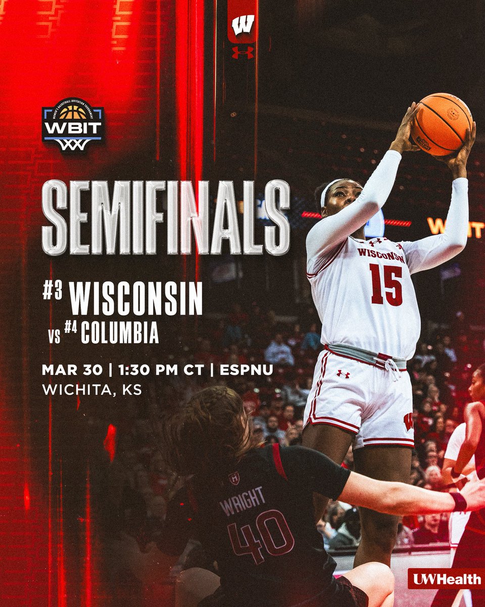 Four teams standing. We’re one.

Let’s continue to work 😤

#WBIT | <a href="/UWHealth/">UW Health</a>