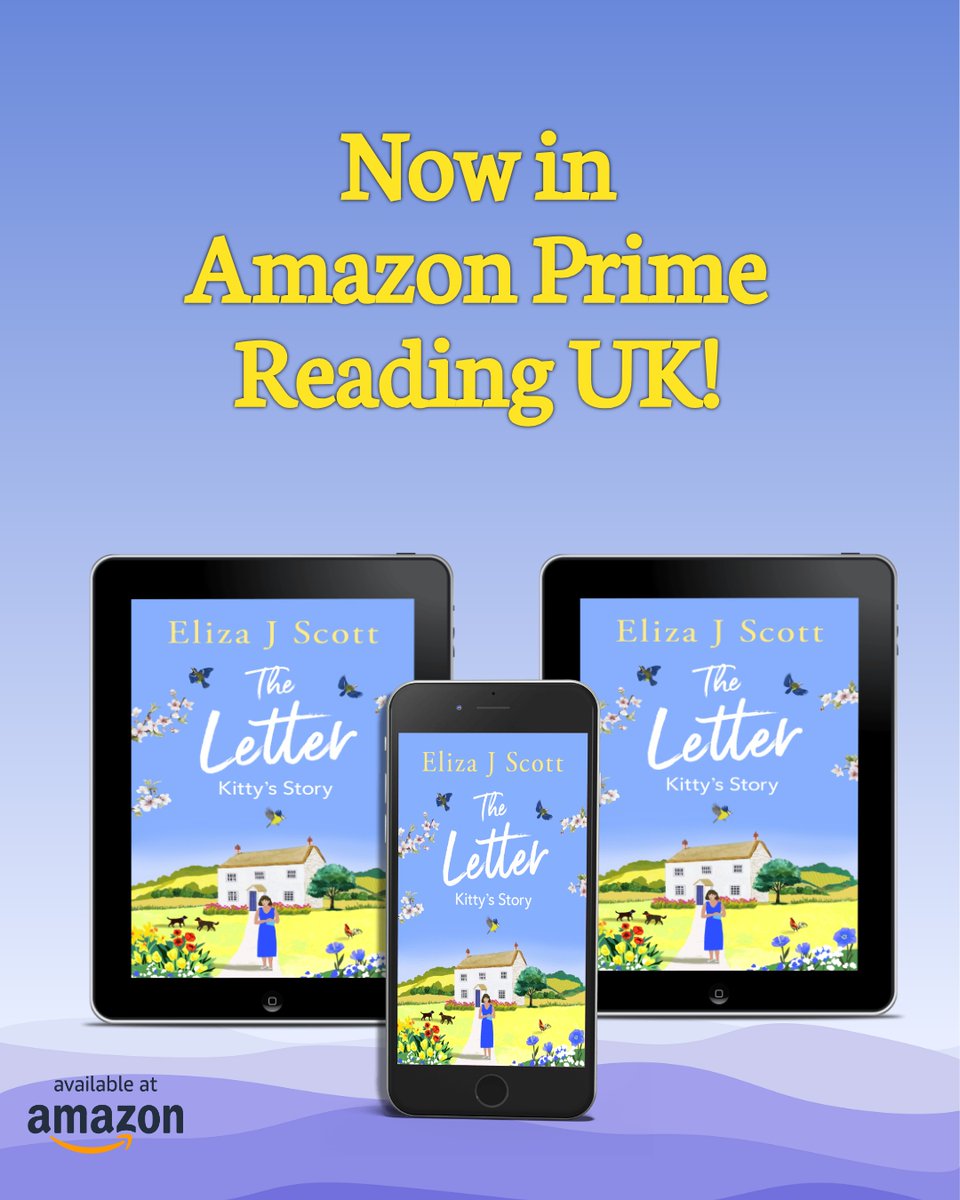 ElizaJScott1's tweet image. 🌸🌿💗If you're looking for a cosy new series to start this weekend then you're in luck!

💛The Letter - Kitty's Story,  book 1 in the Life on the Moors series,  is now available to read for FREE in Amazon Prime Reading UK

🩷geni.us/1370-rd-two-am

#womensfiction #weekendreads