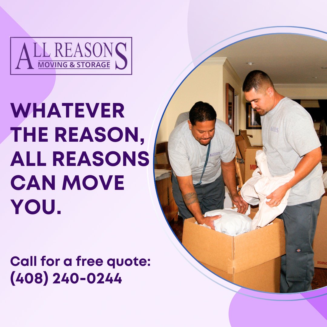 MovingReas88384's tweet image. Whatever the reason, all reasons can move you. 🚚✨
Take the stress out of your move—let us handle the heavy lifting.
📞 Call for a FREE quote today: (408) 240‑0244
👉 Reliable. Affordable. Professional.
#MovingMadeEasy #StressFreeMove #FreeQuote #BayAreaMoving #ReliableService