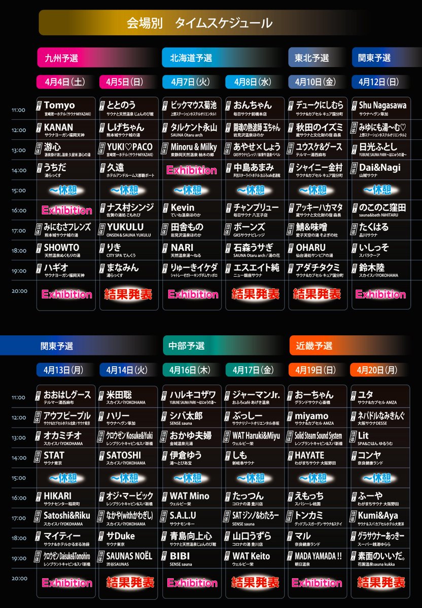 /／
📣  #ACJ2026 チケット情報
\＼

いよいよ来週開幕…！🔥

《券売状況》
九州…両日残りわずか
北海道…完売
東北…完売
関東…完売
中部…4/16残りわずか、4/17完売
近畿…両日残りわずか

熱と香りと感動を体感できるショーアウフグースは現地で！🙌

⬇️チケットページ
livepocket.jp/t/acj2026