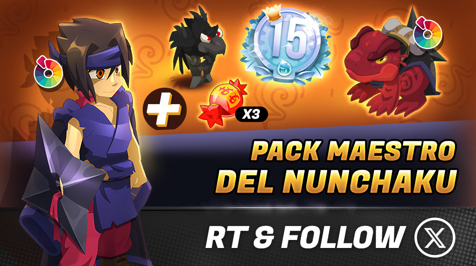 🐦‍⬛ ¡Más efectivo que una capa de invisibilidad, el Pack Maestro del Nunchaku les permitirá convertirse en maestros del arte de pasar desapercibidos, ¡como los ninjas más famosos del Mundo de los Doce!

🔁RT + Follow para intentar ganar el Pack Maestro del Nunchaku